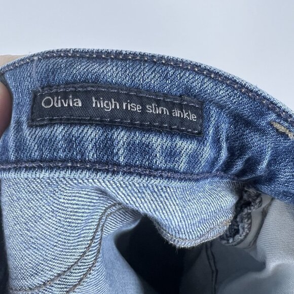 Citizens of Humanity Premium Vtg Olivia High Rise Slim Ankle Button Fly Jeans 25 - Picture 10 of 12
